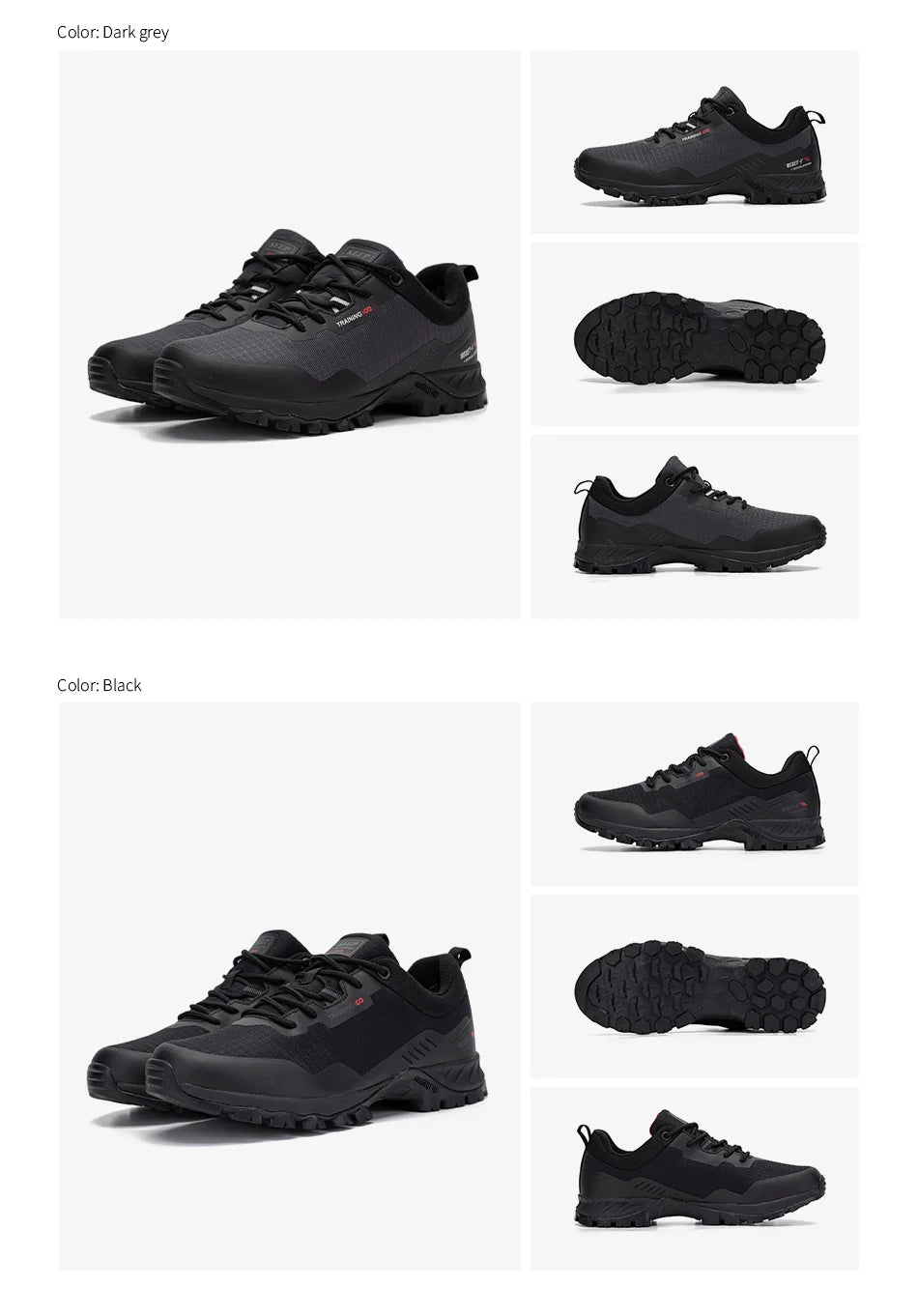 Men Non-Slip Sneakers Wear-Resistant Hiking Shoes Men Anti Splash Water Outdoor Sneakers Male Comfort Walking Shoes