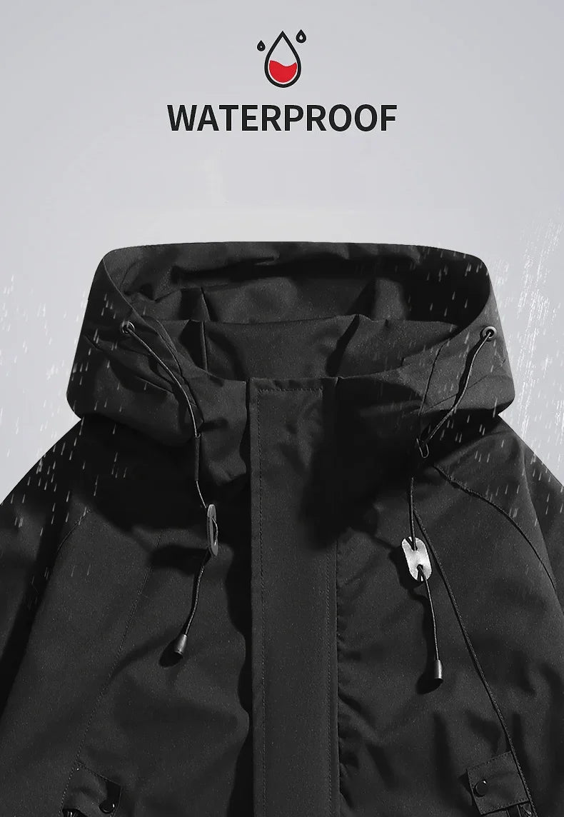 Unisex Waterproof Running Jacket Autumn Windproof Windbreaker Hiking Camping Trekking Outdoor Jackets Men Women Coats