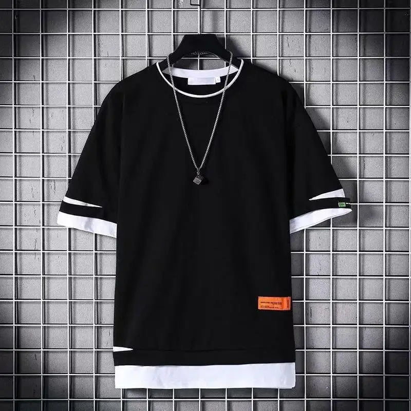 تيشيرتات رجالية صيفية بتصميم أنمي Techwear أزياء Harajuku Y2k عصرية ملابس الشارع الهيب هوب بانك للرجال والنساء طلاب المدارس