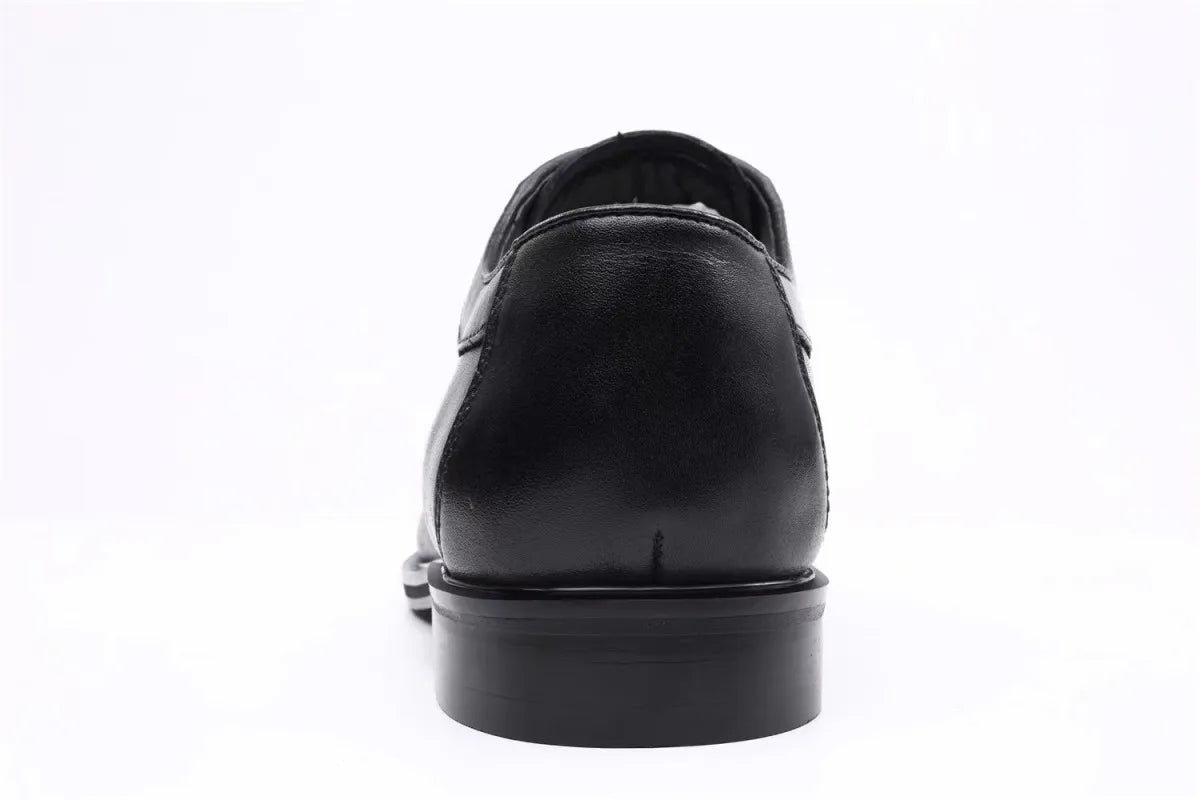 Spring Autumn Soft Square Toe Lace Up Dress Shoes Man High Quality Fashion Cowhide Elegant and Classic 39 Social Shoe for Men