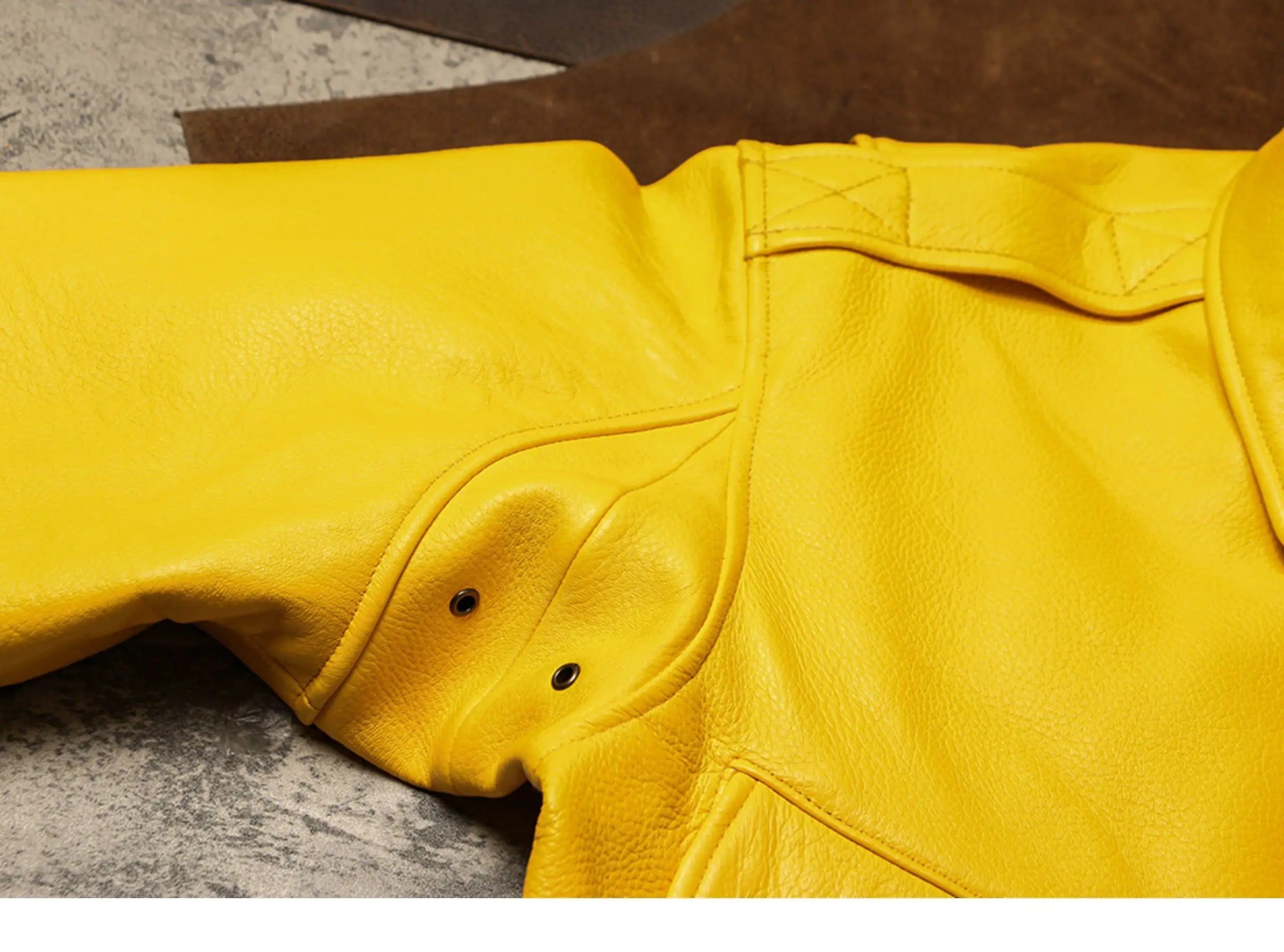 Spring Autumn Cool Handsome Short Yellow Soft Pu Leather Jacket Men Turn-down Collar Luxury Designer Clothes 2025
