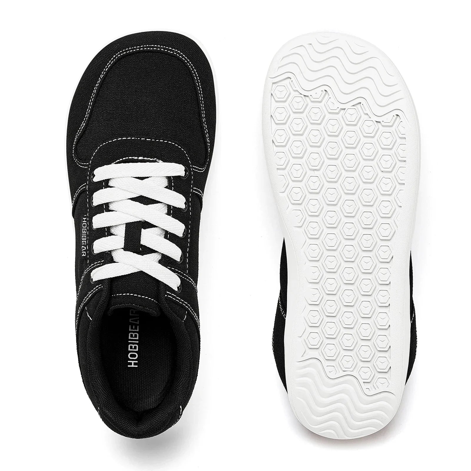 Unisex Barefoot Shoes for Men Women Wide Minimalist Walking Sneakers Lace-Up Outdoor Lightweight Running Shoes
