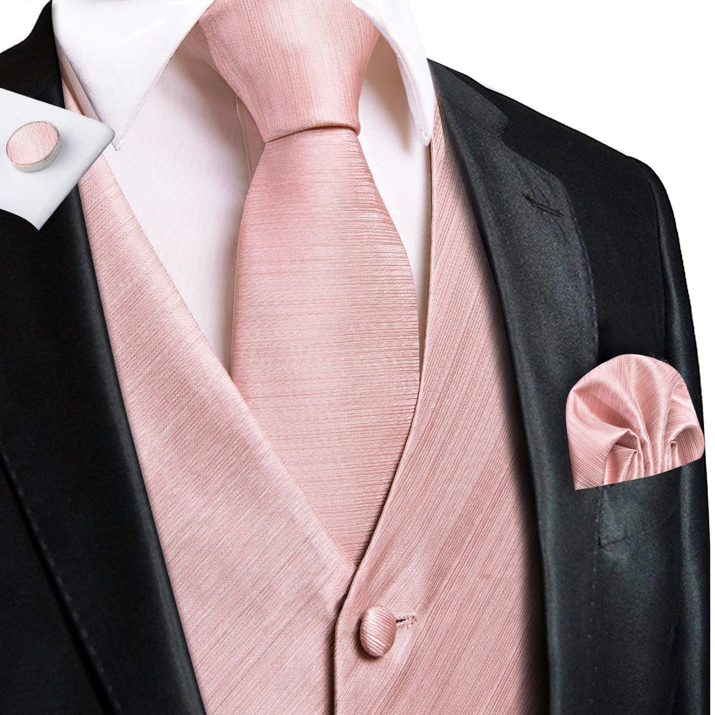 Dark Purple Men Vest Elegant Silk Paisley Jacquard Waistcoat Jacket NeckTie Hanky Cufflinks for Men Business Party Hi-Tie