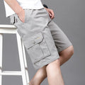 Mens Work Cargo Shorts Summer Casual Shorts Baggy Sports Gym Work Shorts 4XL Light Weight Cotton Sweat Knee Shorts