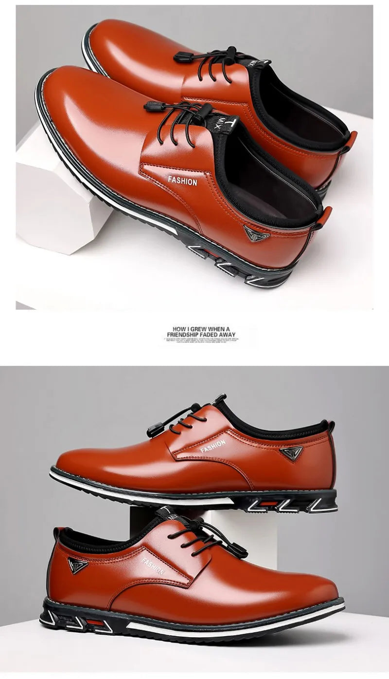 Oxfords Leather Shoes Men Luxury Big Size 50 51 52 53 Men Dress Shoes Business Party Wedding Office Work Shoe 2026 Men Loafers