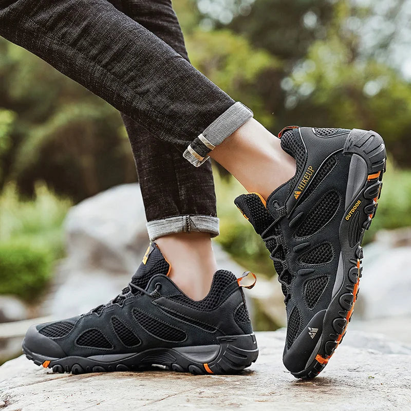 Men Shoes Breathable Splashproof Outdoor Hiking Shoes Mountain Climbing Sport Men Hunting Trekking Sneaker