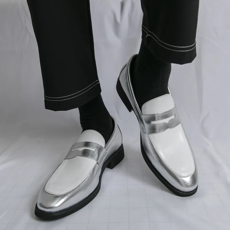 Men Shoes for Wedding Moccasins 2025 New Loafers for Men Breathable Man Slip on Flats Leisure Walk Driving Shoes Walking Shoes