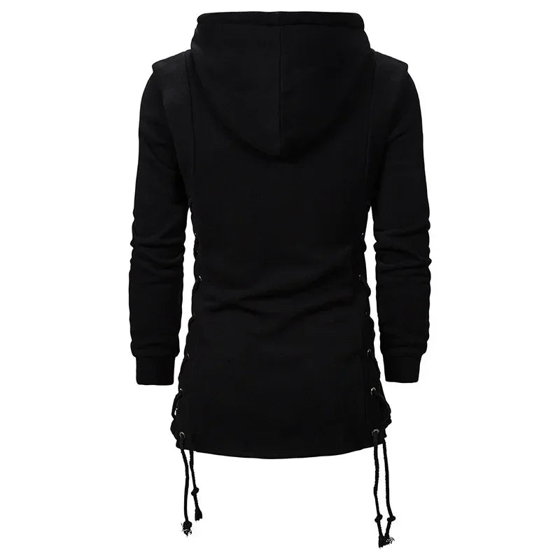 Autumn Men Hoodies Sweatshirts Casual Hooded jacket Long Sleeve Hoodie Men Slim Fit Streetwear Loose Jacket Coats