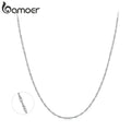 Silver Gold Plated Stackable Basic Cuban Chain Copper Flat Snake Link Chain with Clasp Adjustable for Men Women DIY Beads