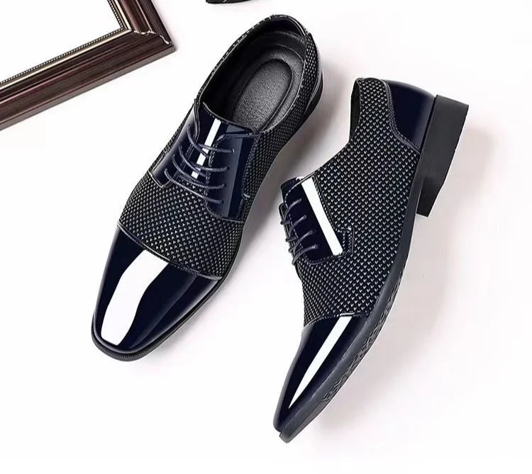 Dress Shoes Man Casual Business Pointed Toe Social Shoe for Men Breathable In Summer Leather Luxury Designer Clothing Low Price