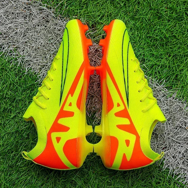 Men Football Boots Non-Slip Grass Training Sport Ultralight Soccer Shoes Unisex Outdoor Sports Shoes Breathable Drop Shipping