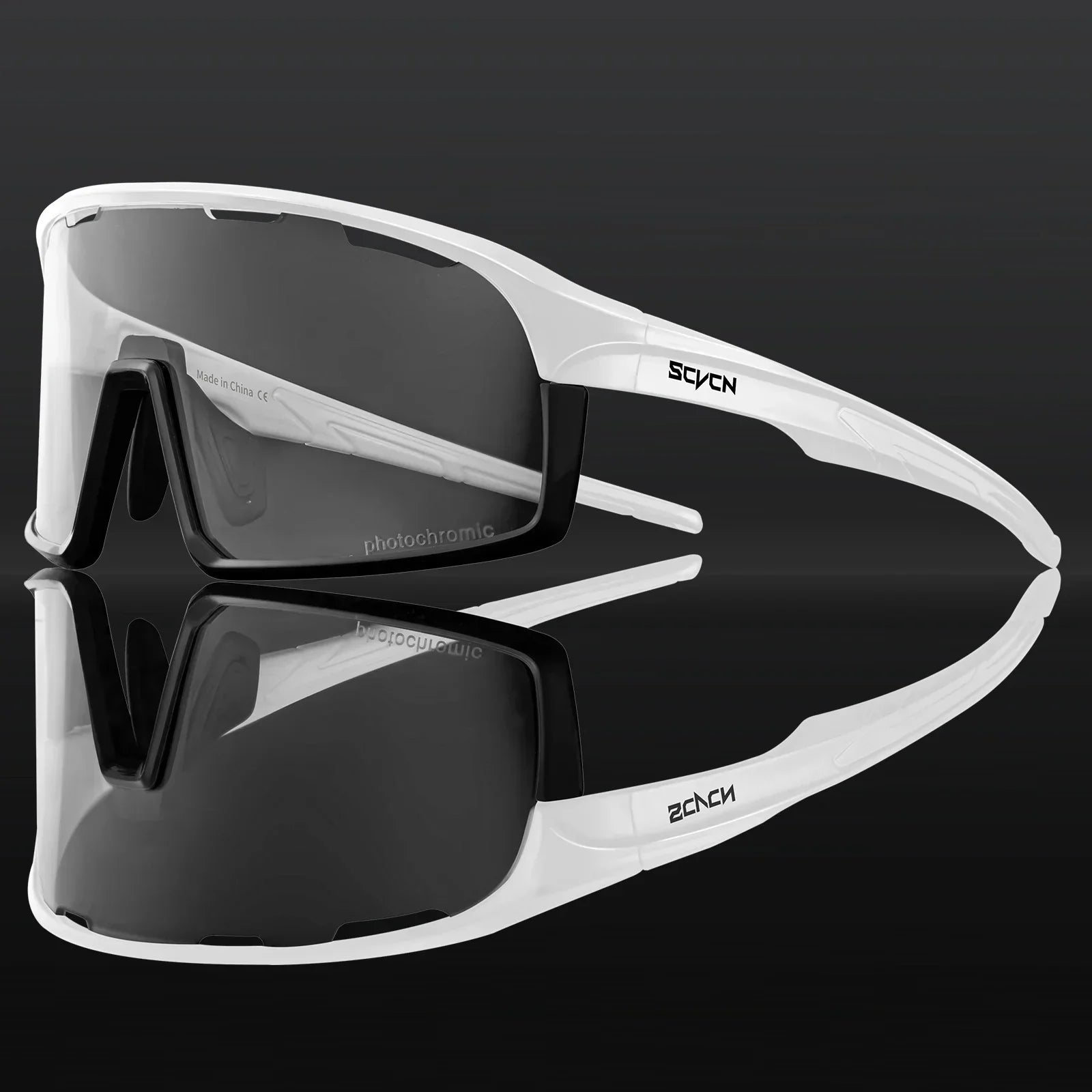 Photochromic Cycling Sunglasses Cycling Glasses UV400 Bicycle Eyewear Sports MTB Outdoor Bike Goggles Sunglasses Eyepieces