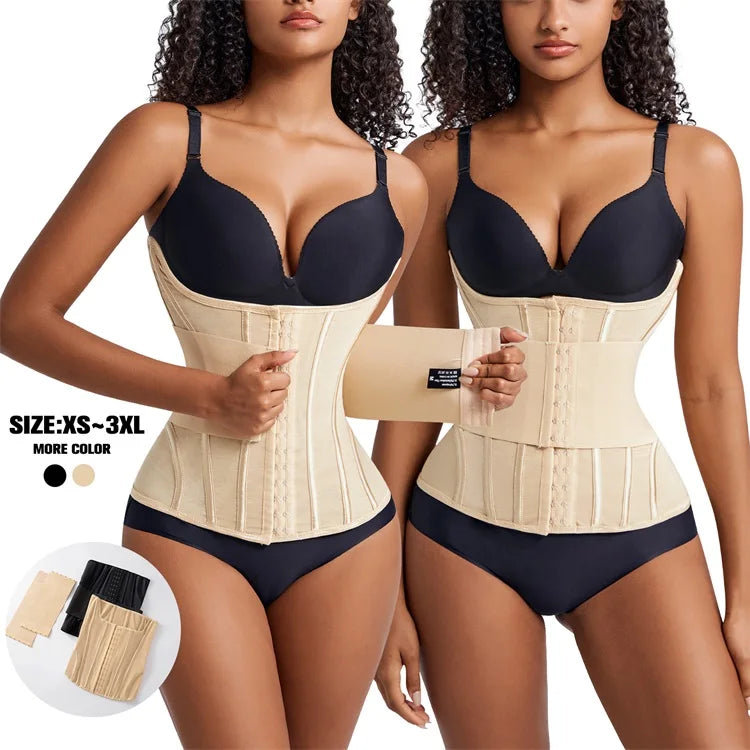 MiiOW Waist Trainer Corset Women Binders Shaper Tummy Wrap Body Shapewear Slimming Belt Flat Belly Workout Women Shaper Slimming