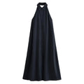 Dresses Summer Women's 2026 New Neck-Hanging Elegant Long Holiday Dress Women Street Chic Youth Loose Fashion Dress