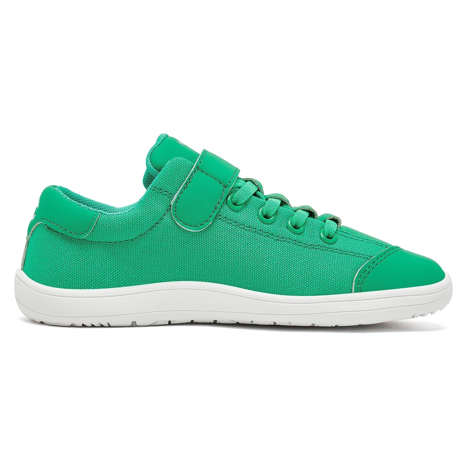 Boys Girls Barefoot Shoes Kids Wide Toe Minimalist Sneakers Lightweight Hook Loop Artificial Leather Fabric Shoes