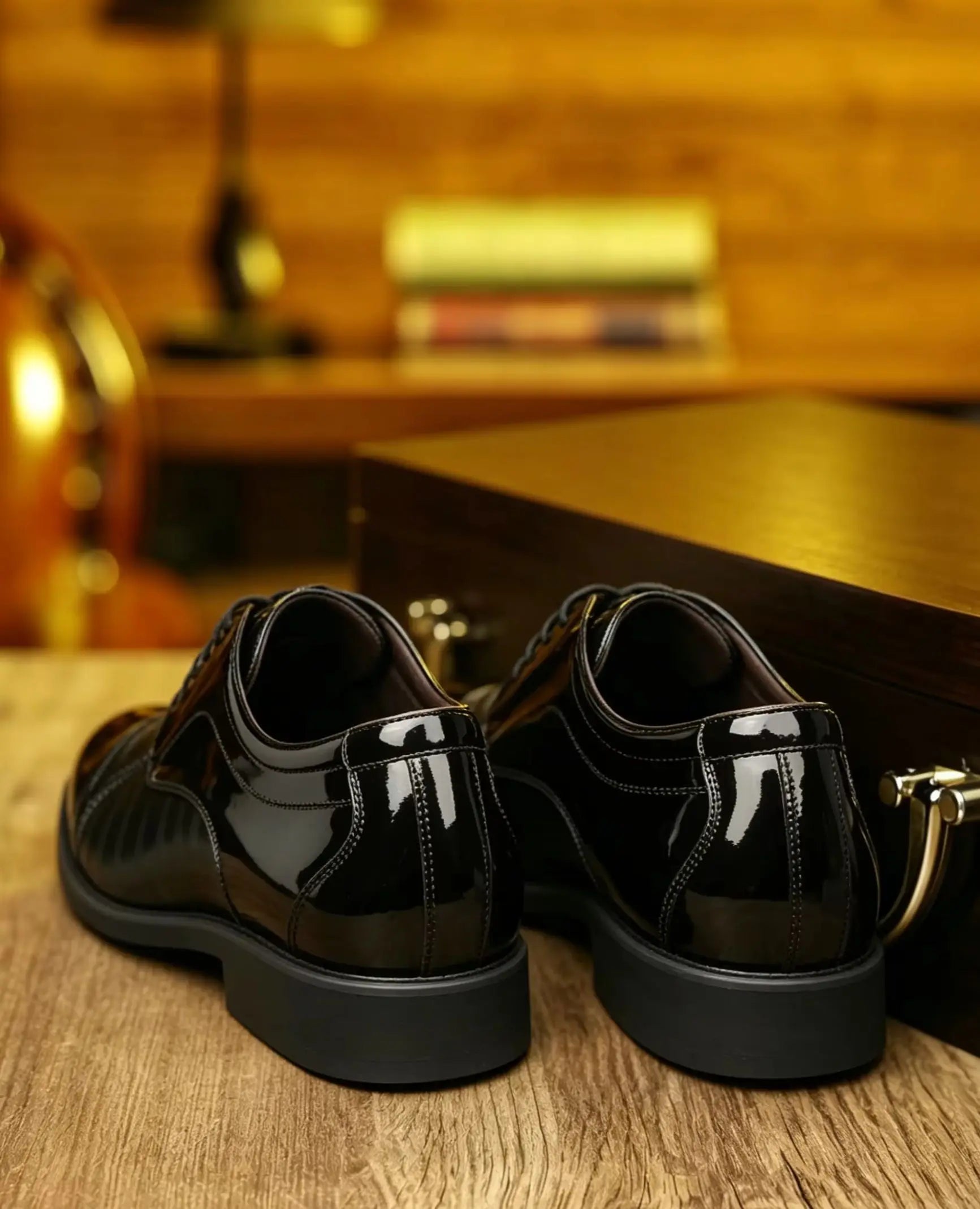 Fashionable Men's Daily Comfortable Business Office Formal Shoes Low Cut Round Toe Multifunctional Men's Wedding Shoe
