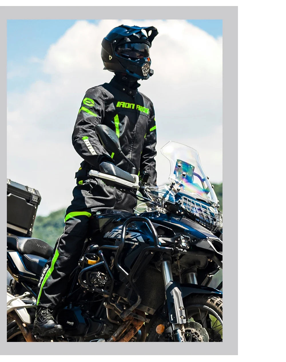 Motorcycle Jacket Waterproof Motorcross Jacket Pants Moto Jacket Windproof Riding Motorbike Clothes With Protective Gear M-3XL