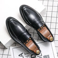 Men's Dress Shoes Formal Office Leather Brogues Shoes Male High Quality Casual Business Shoes Men Social Leather Loafers For Man