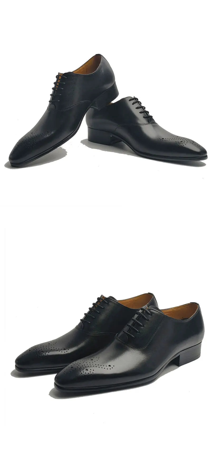 Handmade Wedding Men's Leather Shoes High Quality Formal Office Genuine Leather Shoes New Arrival Business Party Dress Shoe