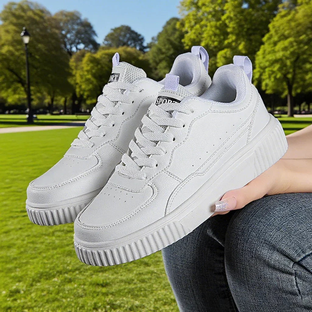 Fashion Women Casual Shoes Breathable Walking Flat Shoes Sneakers White Female Footwear Sports Running Outdoor Walking For Men