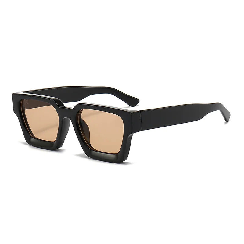 Men Square Frame Sunglasses 2025 Luxury Brand Designer Sun Glasses Retro Trendy Shades UV400 Unisex Women Glasses New