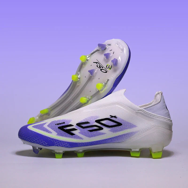 Pro Without-lace F50 Mens Soccer Shoes Boys Training Non-Slip Turf Soccer Cleats TF/FG Football Sneakers Chuteira Campo 35-45