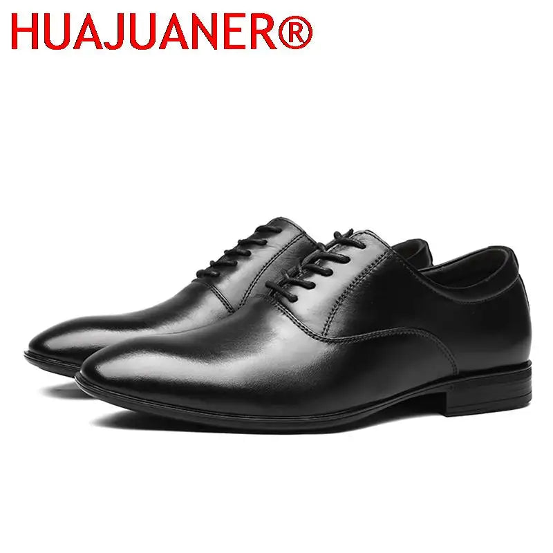Luxury Oxford Genuine Leather Mens Shoes Brand Formal Shoes Top Quality Business Wedding Dress Italian Footwear Plus Size 49 50