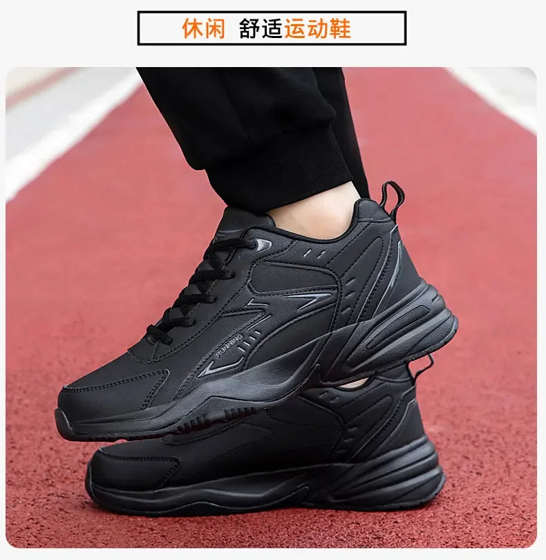 Chunky Sneaker for Men Thick Sole Versatile 2025 New Trend Mesh Lace Up Breathable Casual Sports Shoes Increased Soft Soles