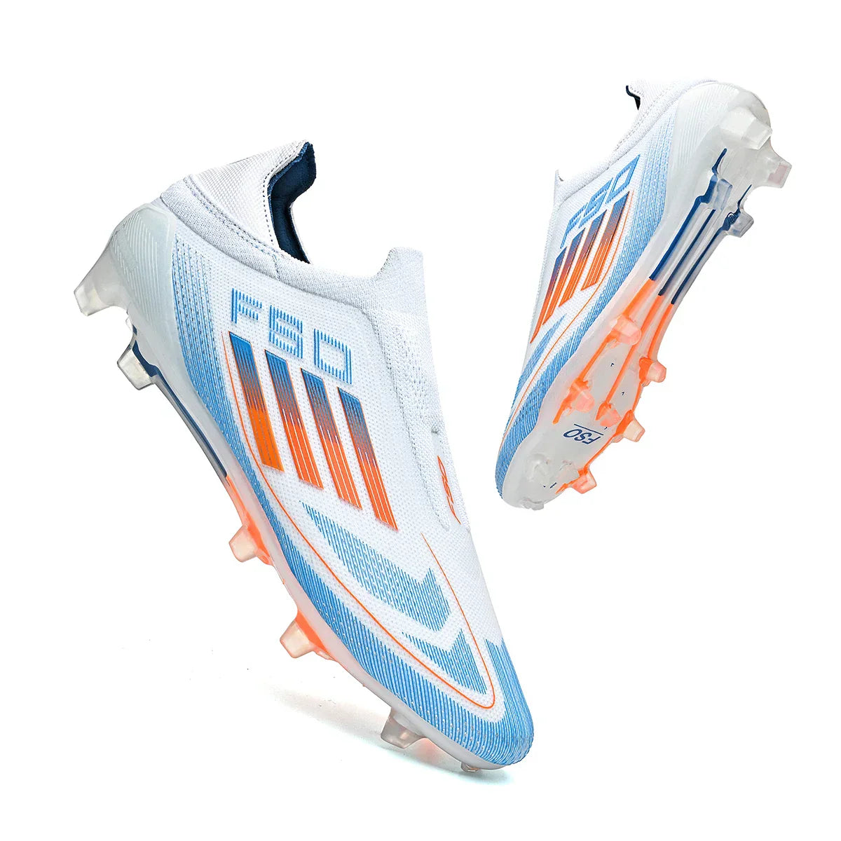 New Men Soccer Shoes Training Boys Breathable Adult Long Spikes Cleats Outdoor Sport Football Boots Non Slip Match Comfortable