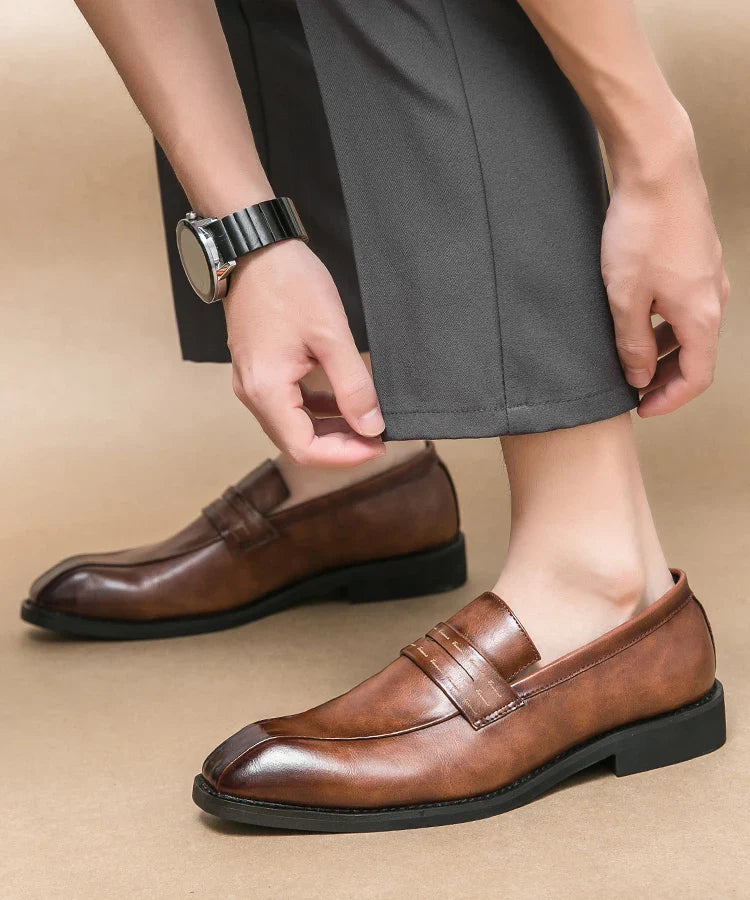 Mens Formal Business Oxford Shoes European Style Classic Comfortable Dress Shoes for Men
