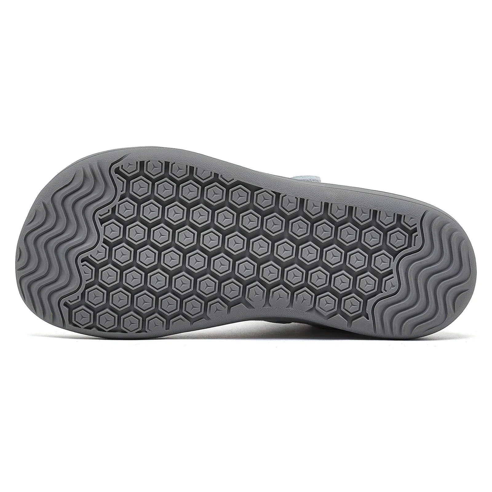 Boys Girls Barefoot Shoes Kids Wide Toe Minimalist Sneakers Lightweight Hook Loop Artificial Leather Fabric Shoes