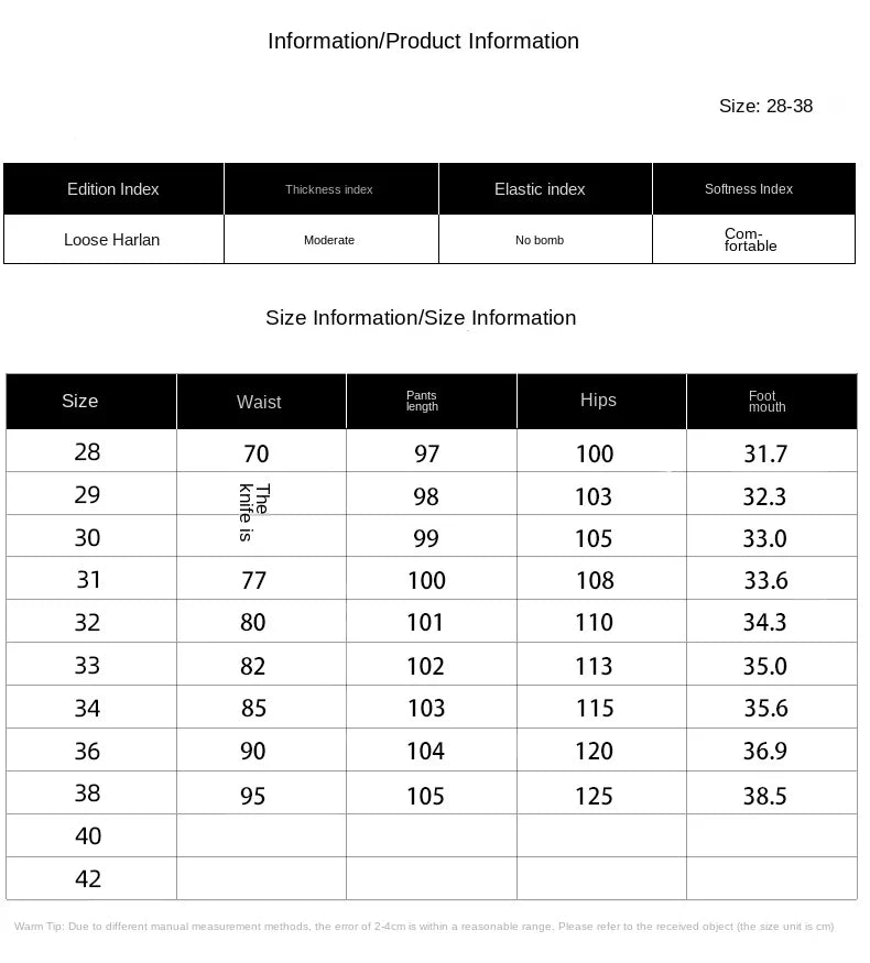 Trendy Loose Straight Casual Jeans Long Pants American Style Spring Autumn Loose Straight Cone Shape Jeans for Casual Wear