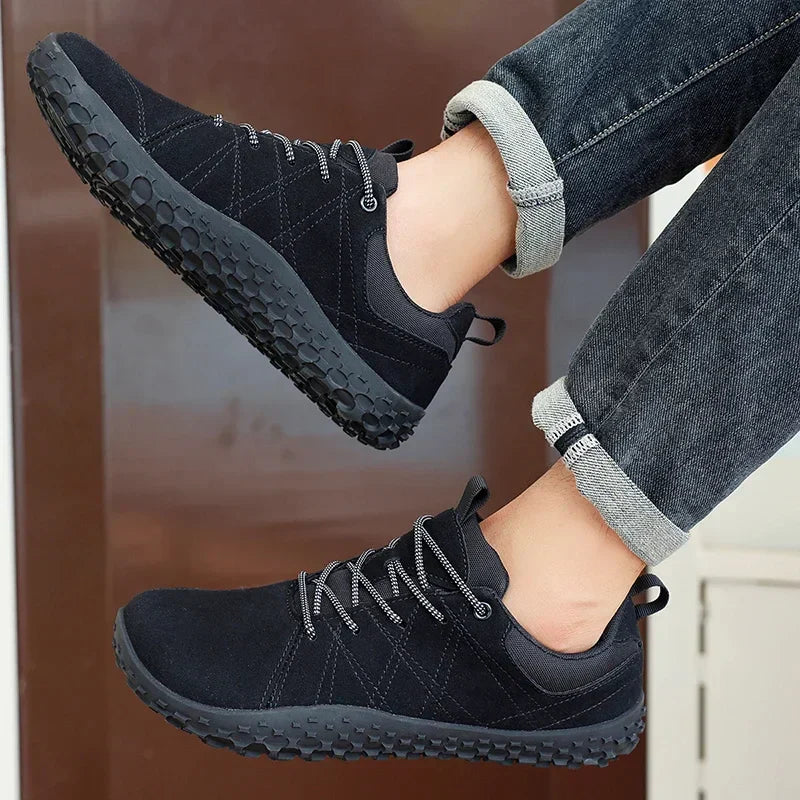 Outdoor Wide Toe Barefoot Men Hiking Shoes Minimalist Walking climbing Shoes Comfort Breathable Zero Soles Man Casual Sneakers