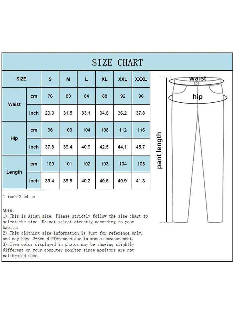 Fashion Men Casual Pants Stretch Jeans Skinny Vintage Wash Plus Size Jean