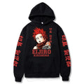 ملابس رجالية كاواي إيجيرو كيريشيما من My Hero Academia، سويت شيرتات هاراجوكو بطبعات أنمي بغطاء رأس للخريف والشتاء ملابس الشارع