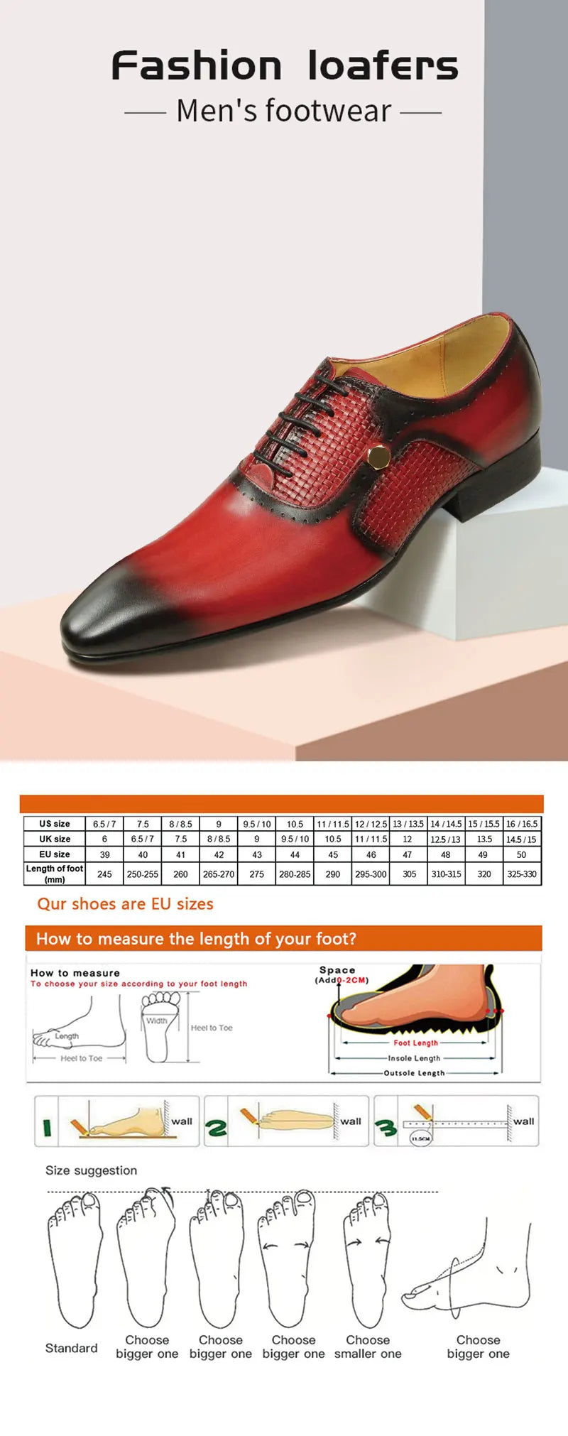 New Men's Business Leather Shoes Fashion Summer Lace-Up Red Black Hand Carved Wedding Shoes Anniversary Office Oxford Shoes