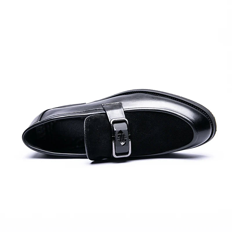 Brand High-quality Brown Loafers for Men Soft Comfortable Men's anti suede Formal Shoes Thick Soled Casual Leather Shoes Mo-2928