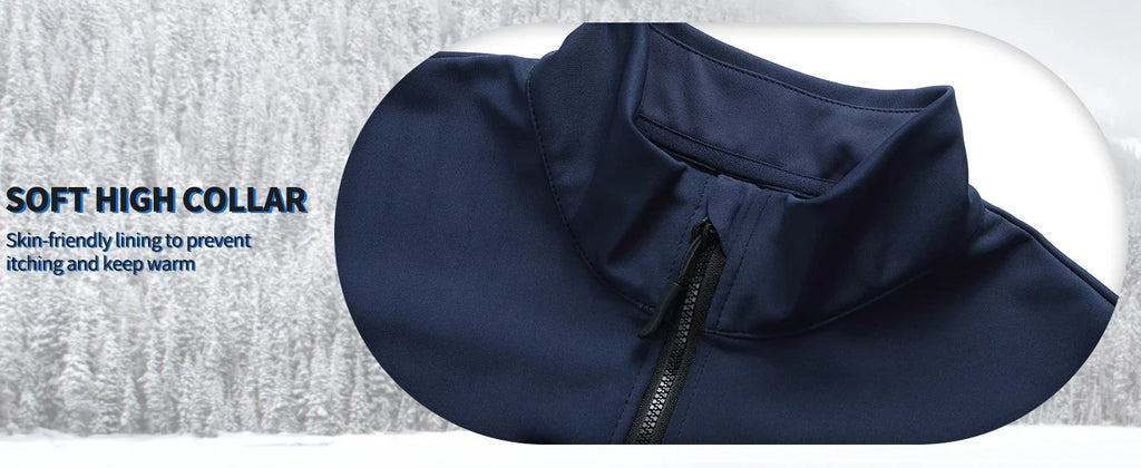 Men's Cycling Jacket Winter Thermal Long Sleeve Fleece MTB Jacket Bicycle Top Bike Clothing with 3 Rear Pockets 0℃-15℃