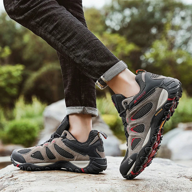 Men Shoes Breathable Splashproof Outdoor Hiking Shoes Mountain Climbing Sport Men Hunting Trekking Sneaker