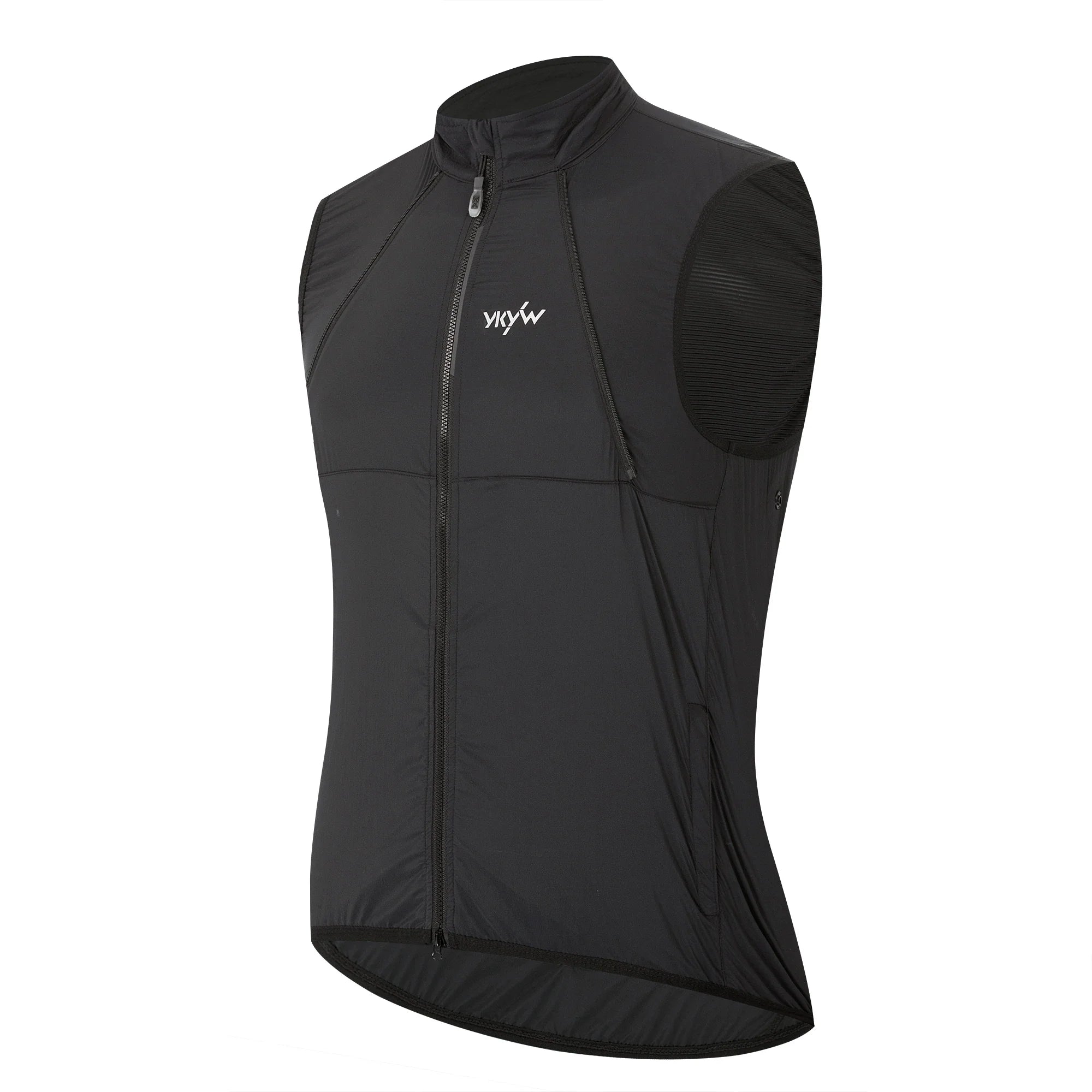 Men's Cycling 2-in-1 Jacket Waterproof Windproof Bicycle Jersey 6 pockets breathable Road Bike Gilet MTB Riding Clothes
