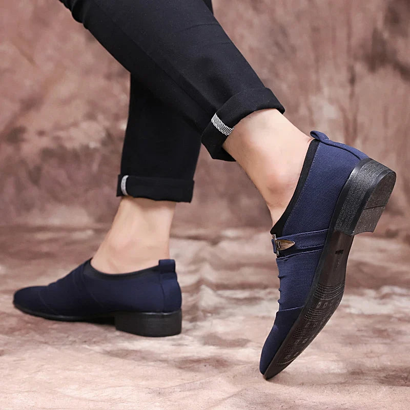 Men's Spring and Autumn Business Casual Dress Leather Shoes