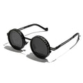 Metal Round Punk ND9-level Adjustable Dimming Sunglasses Women Polarized UV400 Fashion Men Outdoor Sun Glasses