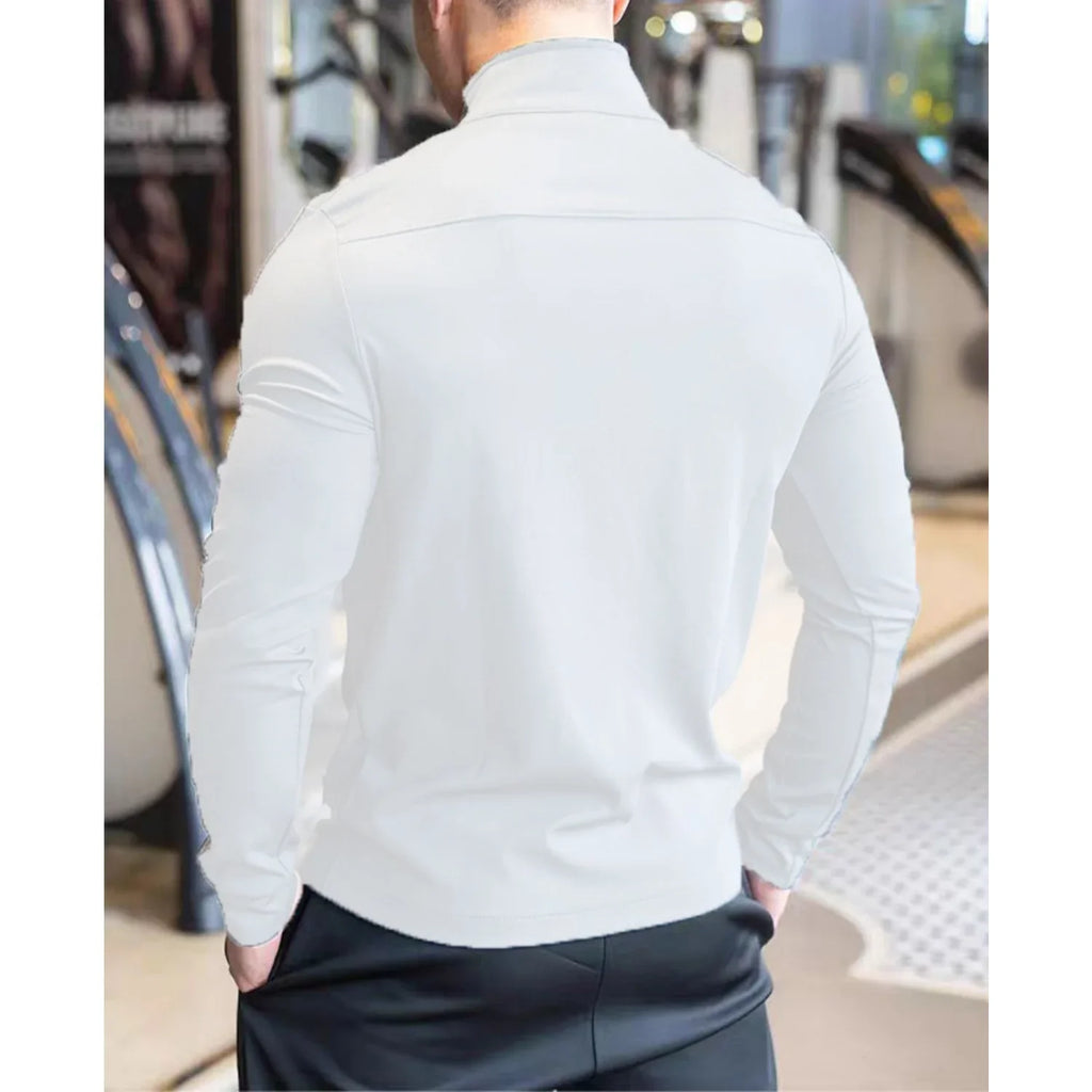Mens Gym Fitness Tops Casual Jogging Sports Jacket Outdoor Workout Training Sweatshirt zipper Jacket Running Tights Men clothes
