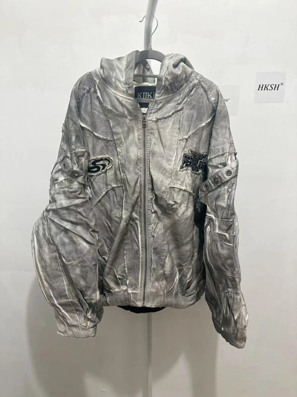Autumn Winter New Men's Tide Original Design Techwear High Street Fashion Trend Vintage Jacket Chic Casual Coats Ins HK6132