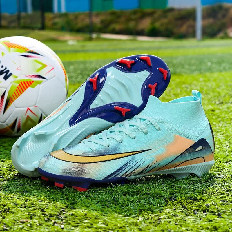 New Men Football Boots Ultralight Training Soccer Shoes Breathable Unisex Professional Wholesale Indoor Futsal Drop Shipping