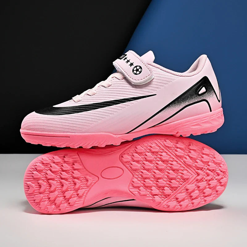 New Men Kids Soccer Shoes Cleats Ultralight Non-Slip Grass Adult Professional Football Boots Boys Training Shoes Drop Shipping
