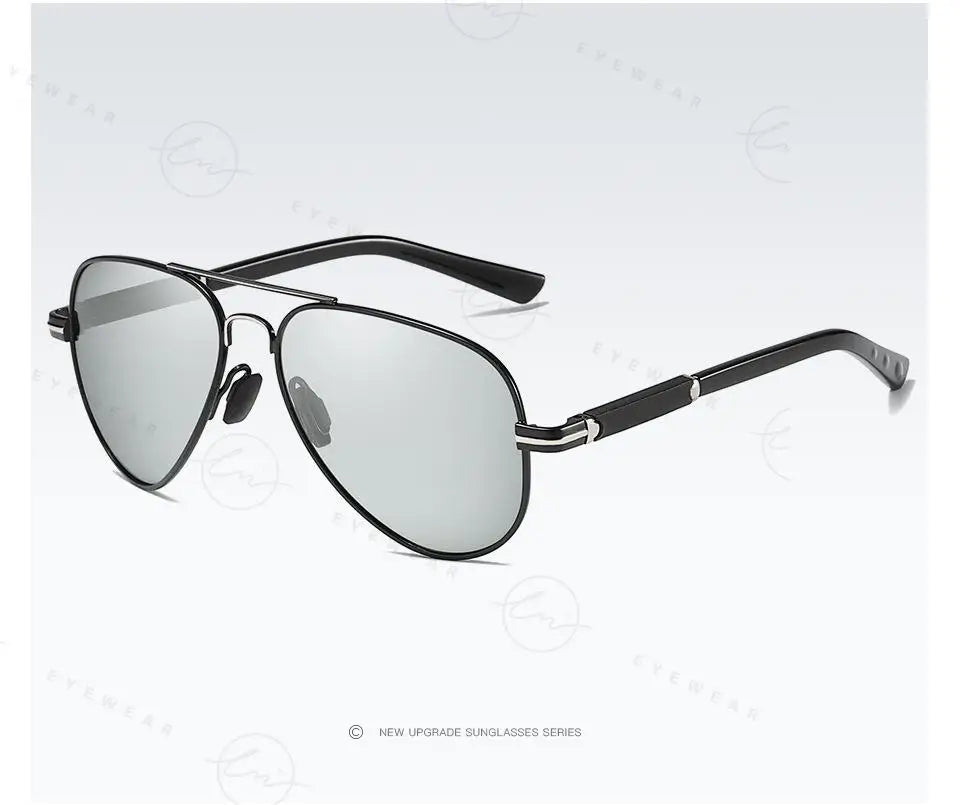 Design Aviation Sunglasses Polarized Man Photochromic UV400 Glasses Woman Anti-glare Driving Goggles zonnebril heren