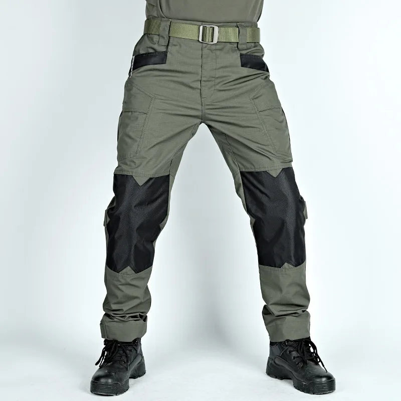 Military Tactical Pants  Men Cargo Trousers Waterproof Multi-pocket Casual Wear-Resistant Cargo Pants Climbing Outdoor Workwear