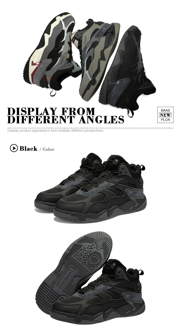 New Men's Shoes Outdoors Walking Sneakers Waterproof Shoes Comfort Tenis for Men Non-Slip