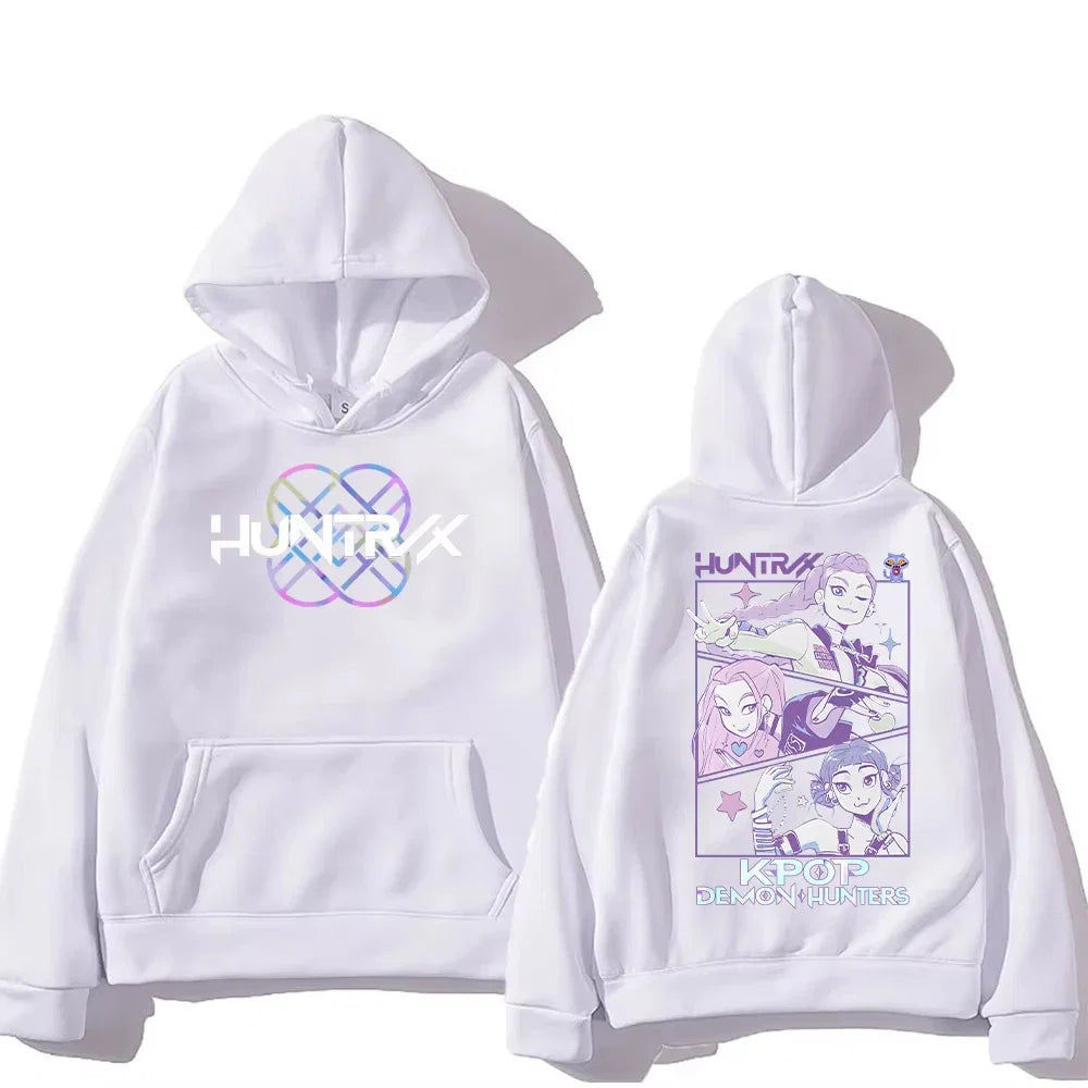 KPop Demon Hunters هوديز ميرش Kpop فاشن ستريتوير متعدد الاستعمالات للرجال والنساء سويت شيرت اوفرسايز Y2K بلوفرات تريندز انمي توب